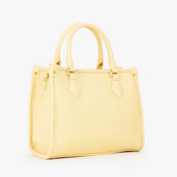 Bolso Shopping Rised Re Giallo Chiaro   2