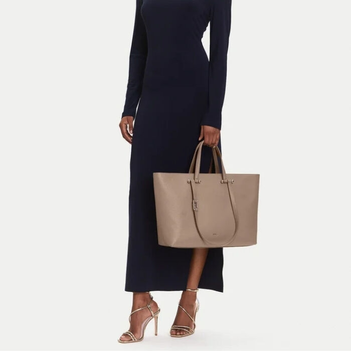 Furla Duetto Bolso Shopper Beige   4