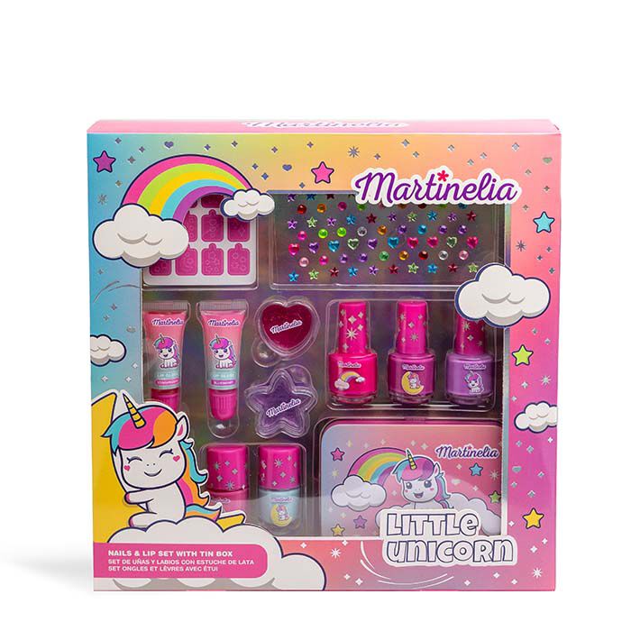 Little Unicorn Nail & Lip Tin Box Set  1ud.-233509 2