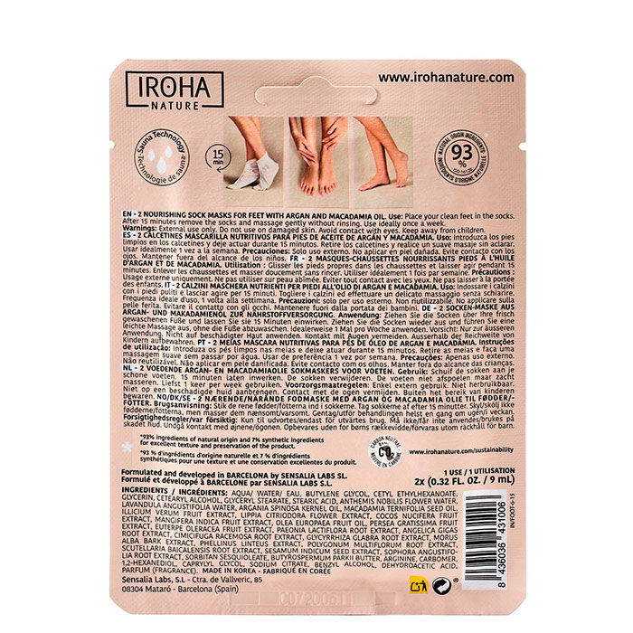 Calcetines Mascarilla Nutritivos Argán  2ud.-204417 1