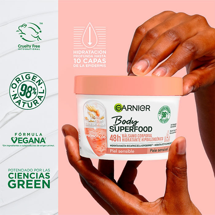 Body Superfood Crema Corporal Piel Sensible  380ml-212087 2