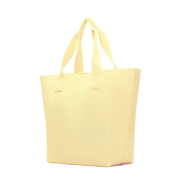 Bolso Tote Knitting Yellow   3