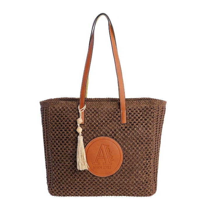 Bolso Shopper Fuerteventura Marr&oacute;n   7