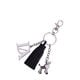 Llavero Charm Negro Plata  T.&Uacute;nica-232017 2