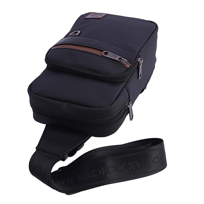 Bandolera Hombre Nylon Negro   5