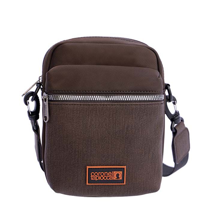 Bolso Bandolera Caballero Marrón   8