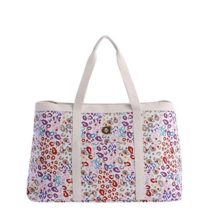 Bolso de Hombro Animal Print Multicolor   5