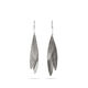 Pendientes Olea Hoja Color Plata 3  T. Única-216771 3