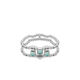 Pulsera Kubik Turquesa Color Plata  T. Única-223210 1