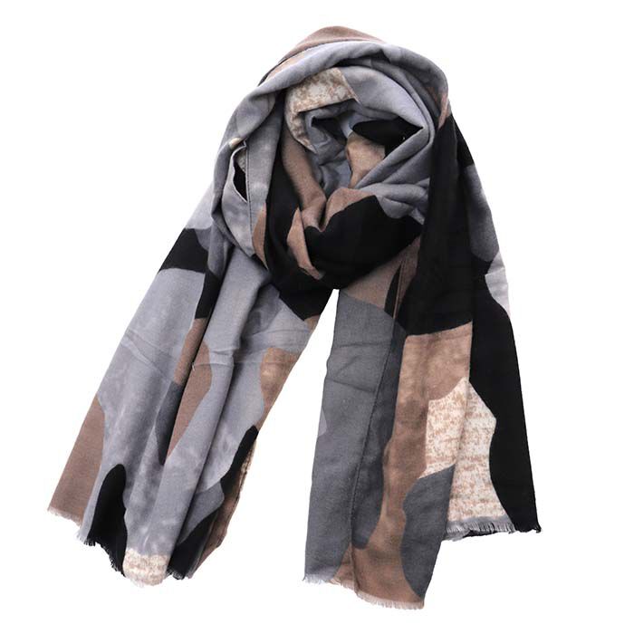 Bufanda Multicolor Gris  