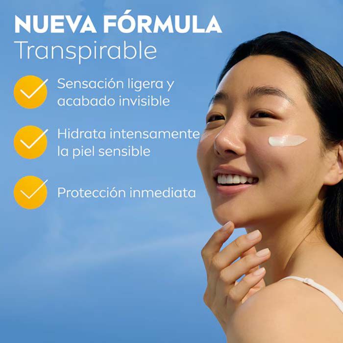 Protecci&oacute;n Facial Sensitive SPF50+  40ml-236657 3
