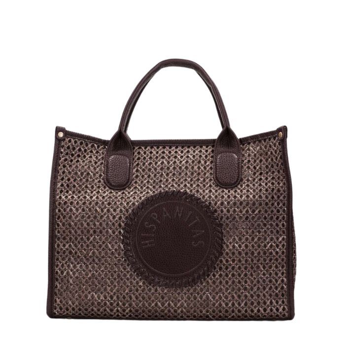 Bolso Shopper Rafia Avellana  