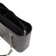 Bolso Mini con Asa de Cadena Negro   1