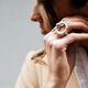 Anillo Omega Color Plata  T. L-225556 2