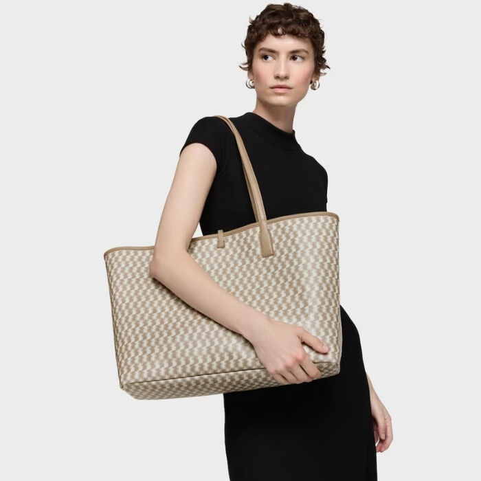 Bolso Capazo Grande Reversible Double Way Bear Beige   5