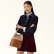 Furla Sfera Bolso Cubo Cognac Furla Sfera Bolso Cubo Cognac 6