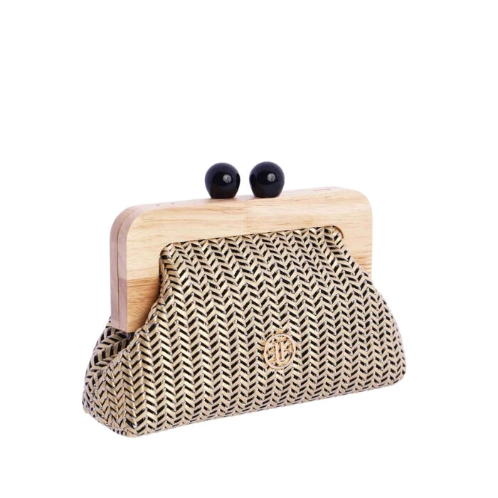 Bolso de Fiesta Lia Beige   2
