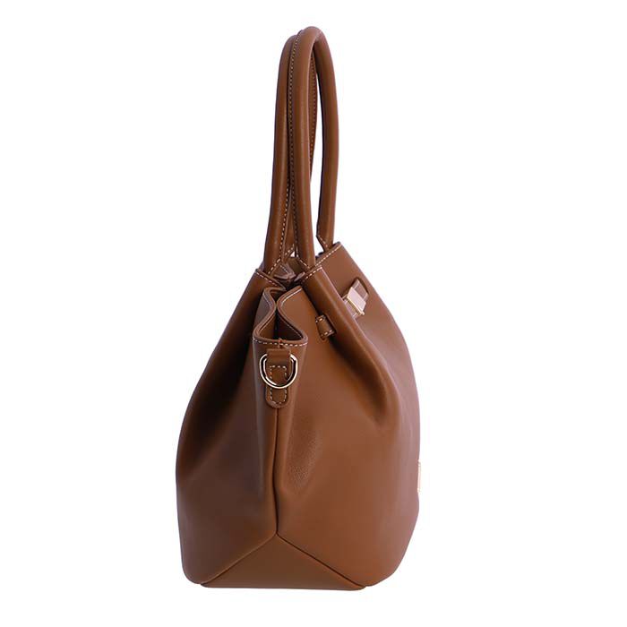 Bolso de Mano Camel   3