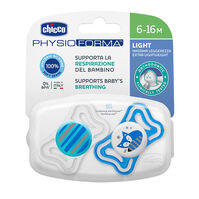 Chupete Physio Light Silicona Azul 6-16 Meses  2ud. 2