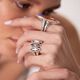 Anillo Iris Plata Rosa  M-236276 1