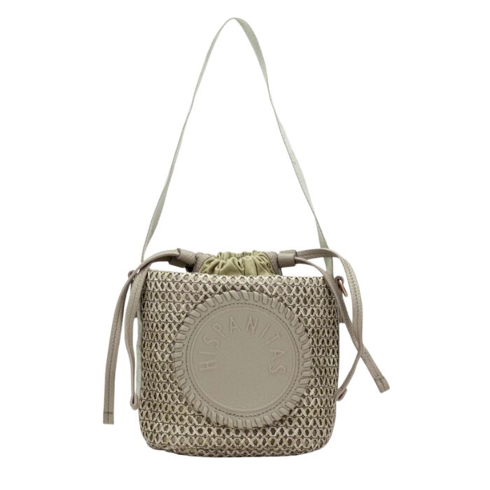 Bolso Bandolera Rafia Alga   5