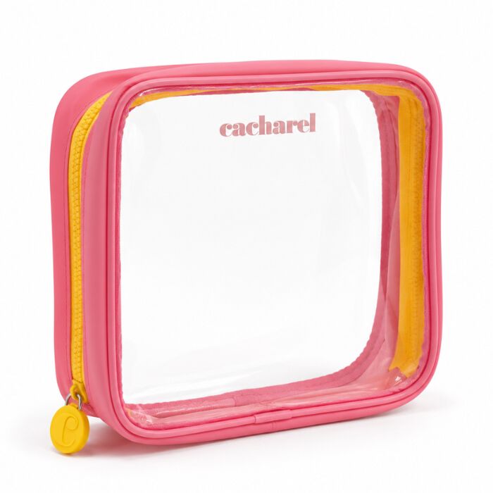REGALO CACHAREL POUCH ROSA Y TRANSPARENTE  1ud-239576 1
