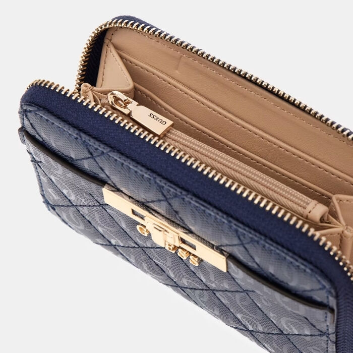 Cartera Idra Charol Azul   3