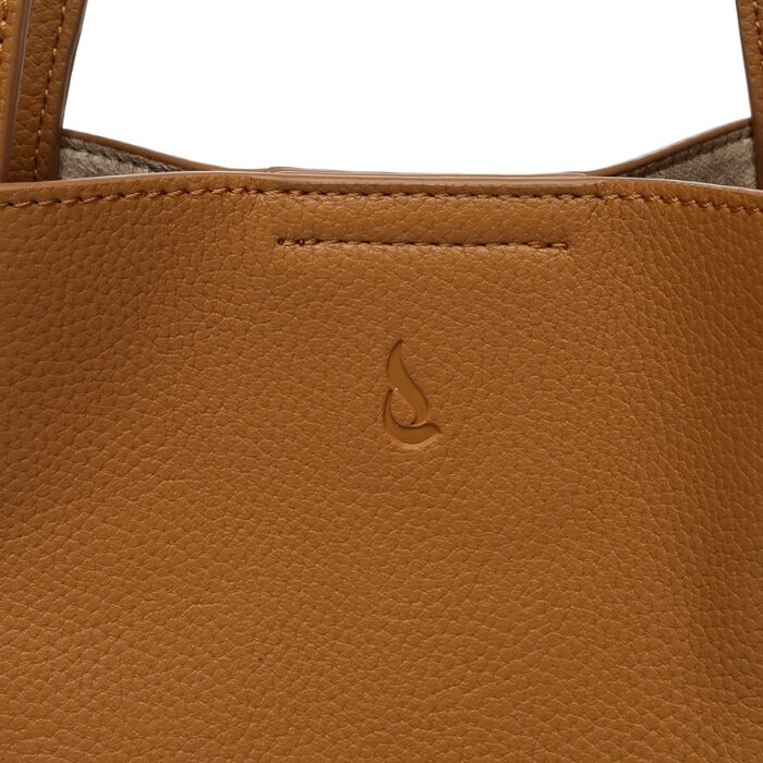 Bolso Shopper Oceans Diary Camel   7