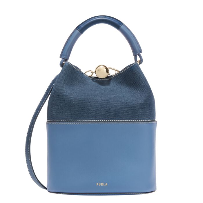 Furla Sfera Bolso Cubo Denim  