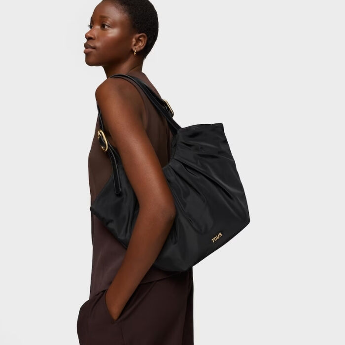 Capazo Mediano Travel Negro   1