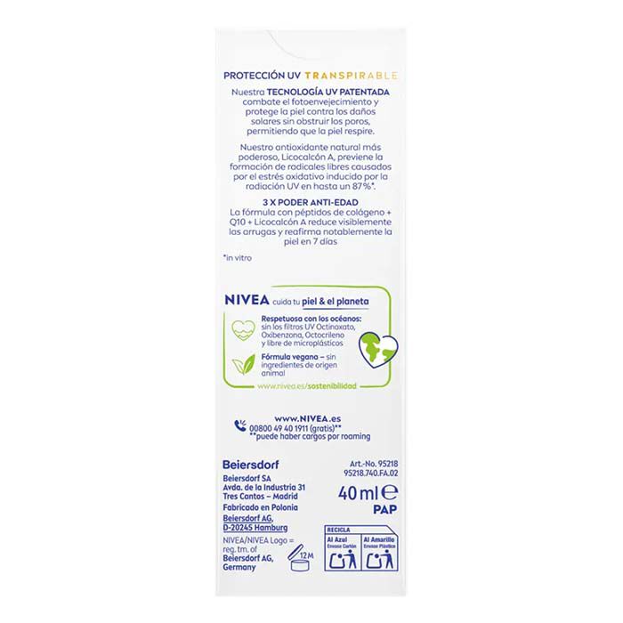 Protecci&oacute;n Facial Q10 Anti-Edad SPF50+  40ml-236658 3