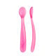 Cuchara de Silicona Blanda Rosa 6 Meses+  1ud.-200317 4