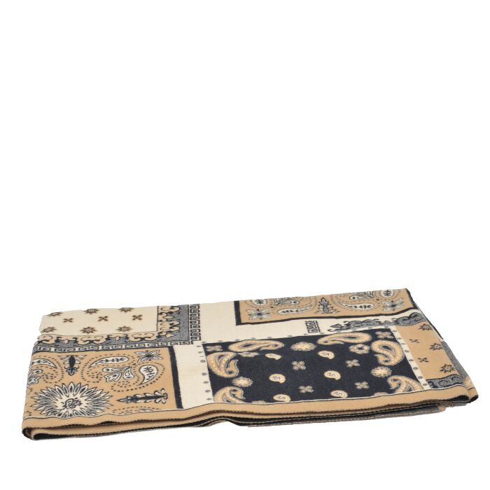 Pasmina Ocre y Negro  