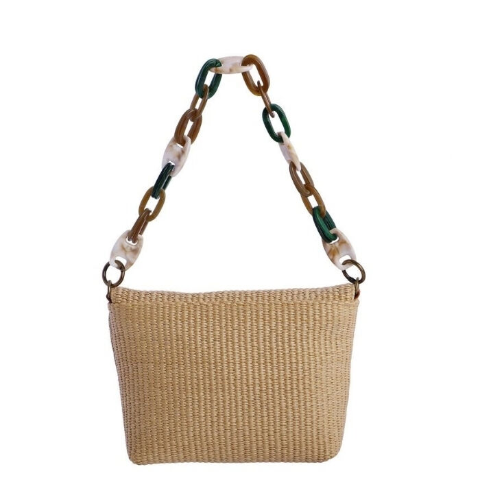 Bolso de Hombro Tarifa Beige   2