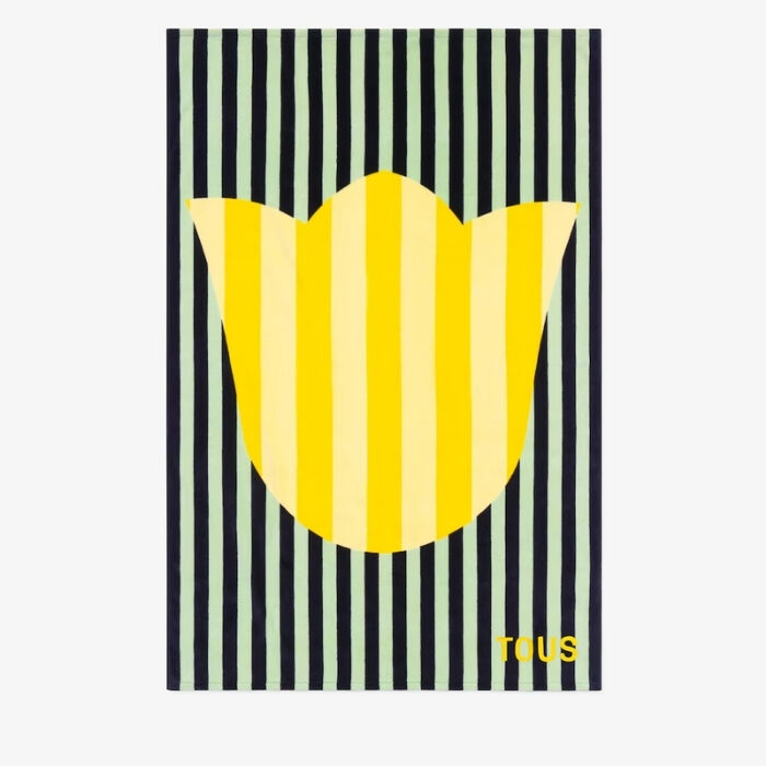 Toalla Striped Motfis Amarillo   2