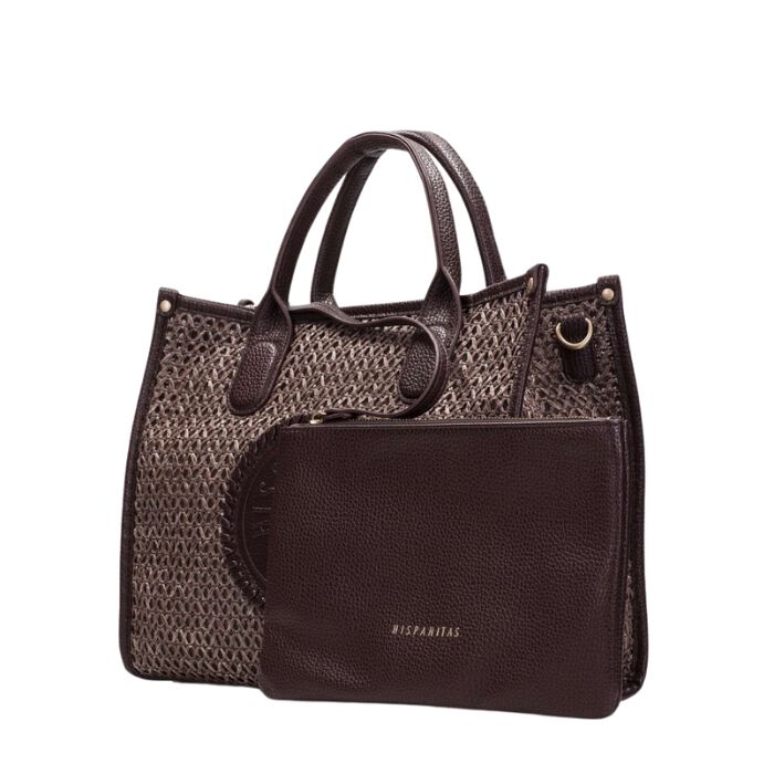 Bolso Shopper Rafia Avellana   1