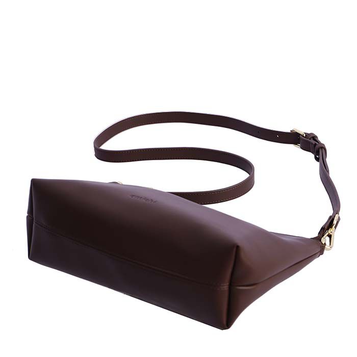 Bolso Shopper Suede Marr&oacute;n   8