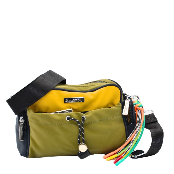 Bolso Bandolera Nylon Khaki   0