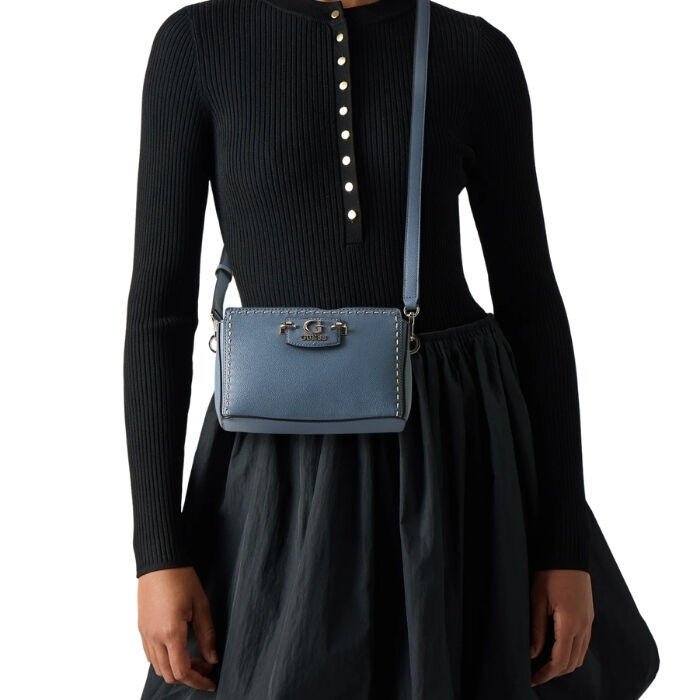 Mini Bolso Bandolera Nastra XS Azul   3