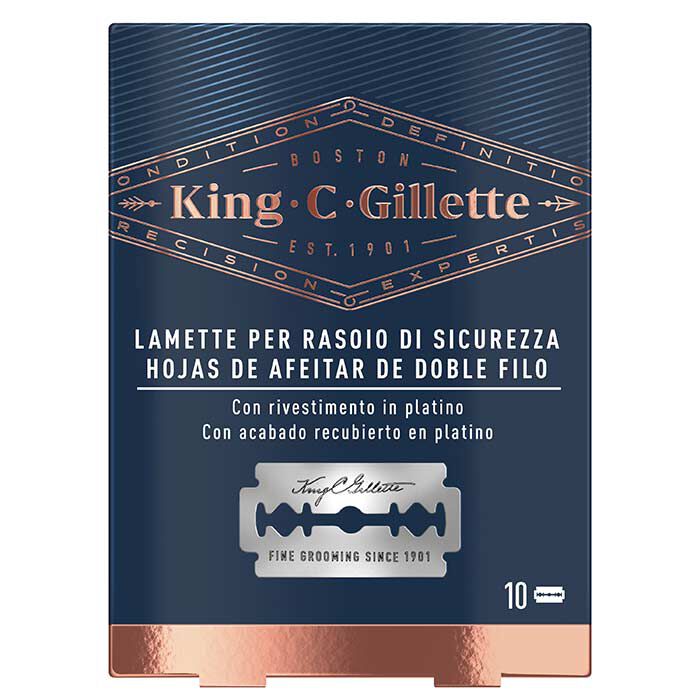 KING C. GILLETTE Cuchillas Doble Filo  1ud.-196874 1