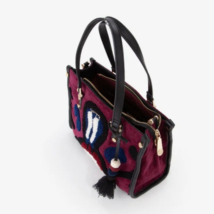 Bolso Shopper Melia Burdeos   5