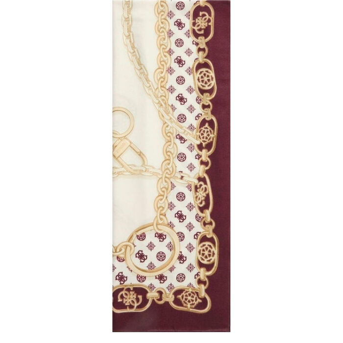 Foulard Estampado Burgundy  