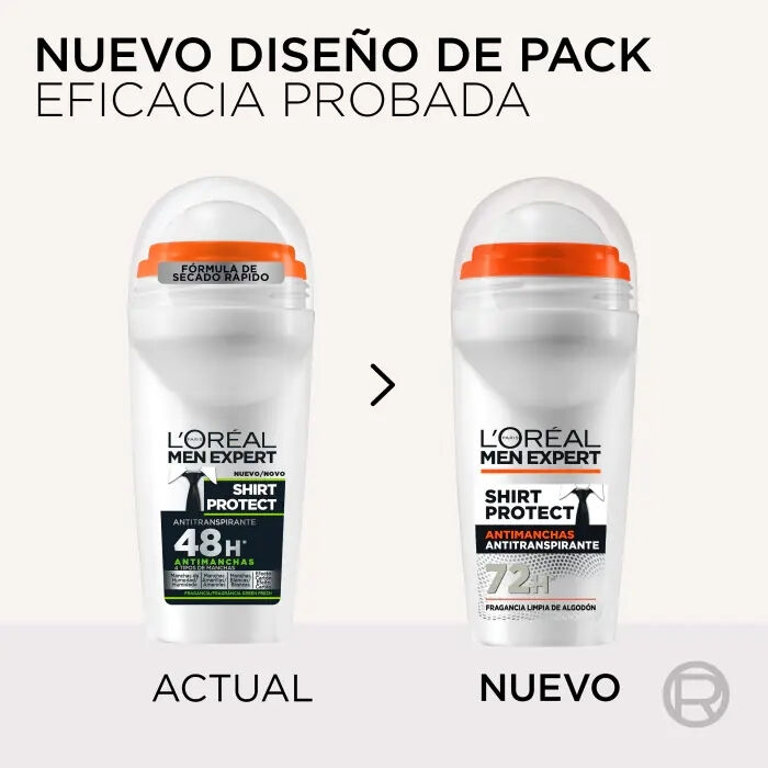 Shirt Protect Desodorante Roll-On Anti-transpirante 72h  50ml-239555 1