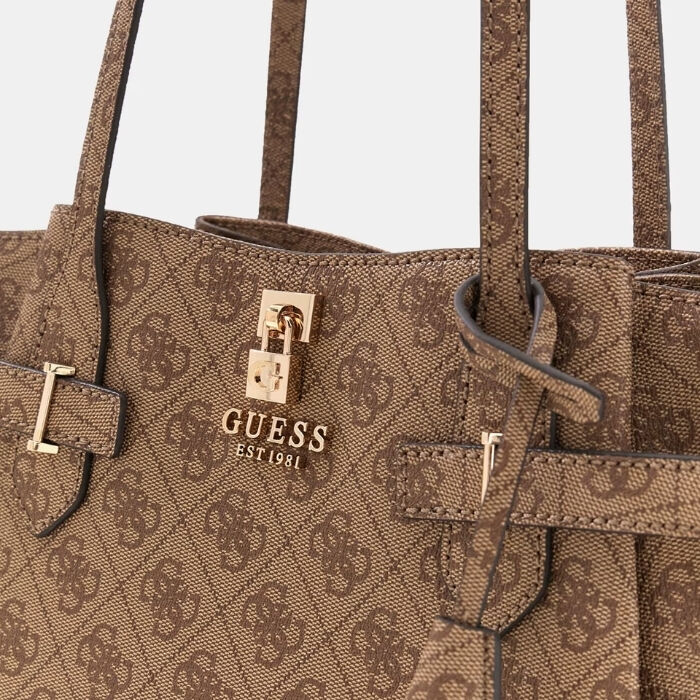 Bolso de Hombro Saffiano Yesba Marr&oacute;n   4