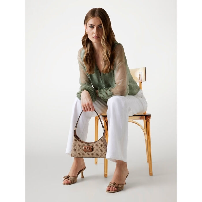 Bolso de Hombro Neda Peony Marr&oacute;n   1