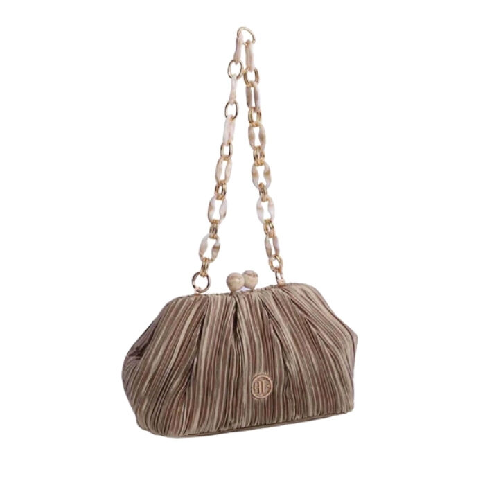 Bolso de Fiesta Leia Beige   2