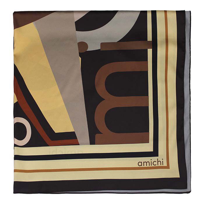 Pañuelo Multicolor Letras  T. Única-232960 6