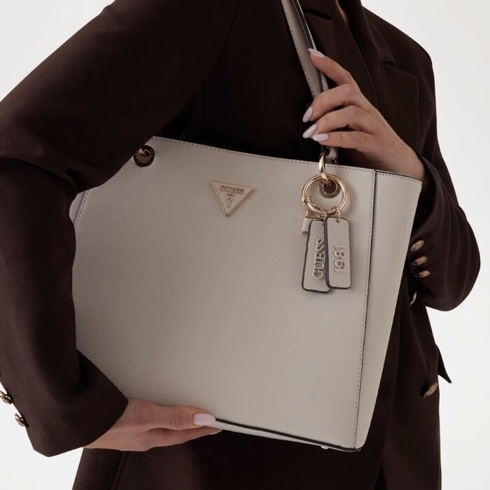 Bolso Shopper Noelle Saffiano Beige   3