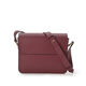 Bolso Bandolera Rectangular con Solapa Burdeos   0