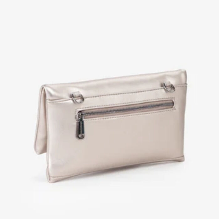 Bolso de Mano Encanta Plateado   2